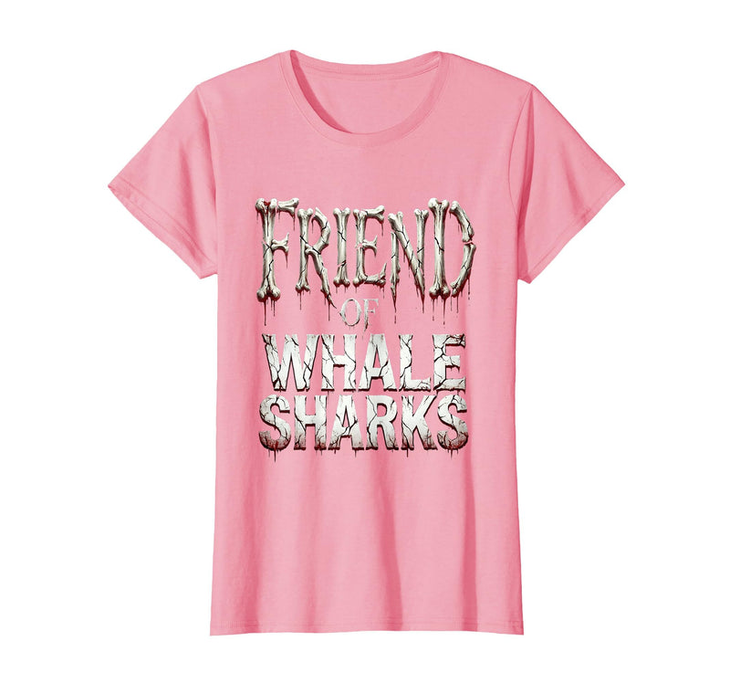 Mademark Friend of Whale Sharks Ocean Life Design T-Shirt - Pink