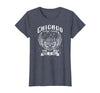Camelot71 Chicago Classic Retro Vintage Illinois Windy Rock'n'Roll T-Shirt - Heather Blue