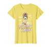 Mummy Vibes Halloween Coffee Funny Skeleton Tee Mummy Vibes Halloween Coffee Funny Skeleton Mother Mom T-Shirt - Lemon Yellow