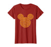 Disney Mickey Mouse Candy Corn Halloween T-Shirt - Cranberry Red