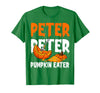 Halloween Matching Couple Shirts Women Men Funny Peter Pumpkin Eater Halloween Costume Men Boyfriend T-Shirt - Kelly Green