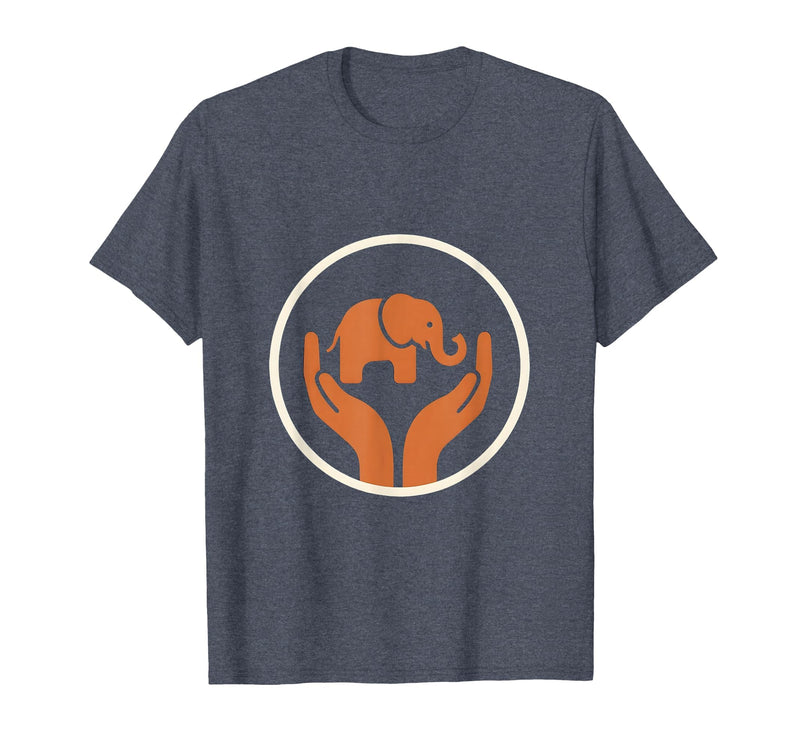 Mademark Play Is Learning Clay Elephant Teacher Gift T-Shirt - Men - Heather Blue