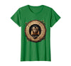 Mademark Capuchin Monkey in Hollow Log Illustration T-Shirt - Women - Kelly Green