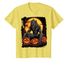 FrightNightFits Werewolf Orange Halloween T-Shirt - Lemon Yellow