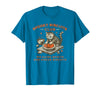 spooky biscuits club shirt Spooky Biscuits Club we Raise Spirits and Knead Biscuits T-Shirt - Sapphire Blue