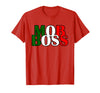 Italian Yeah B Mob Boss Italian Flag 1920s Costume Mafia Party T-Shirt - Red