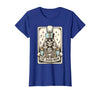 Marching Band Mom Tarot Card Skeleton Halloween Marching Band Mom Tarot Card Skeleton Mom Musical Instrument T-Shirt - Royal