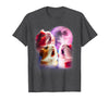 3 Animals Howling At The Moon Shirt & Gifts 3 Guinea Pigs Howling at The Moon Funny Pet Guinea Pig Lover T-Shirt - Dark Heather Grey