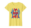 Vintage Sardine Tinned Fish Summer Tee Sardines Tinned Fish Retro Graphic for Men Women T-Shirt - Lemon Yellow