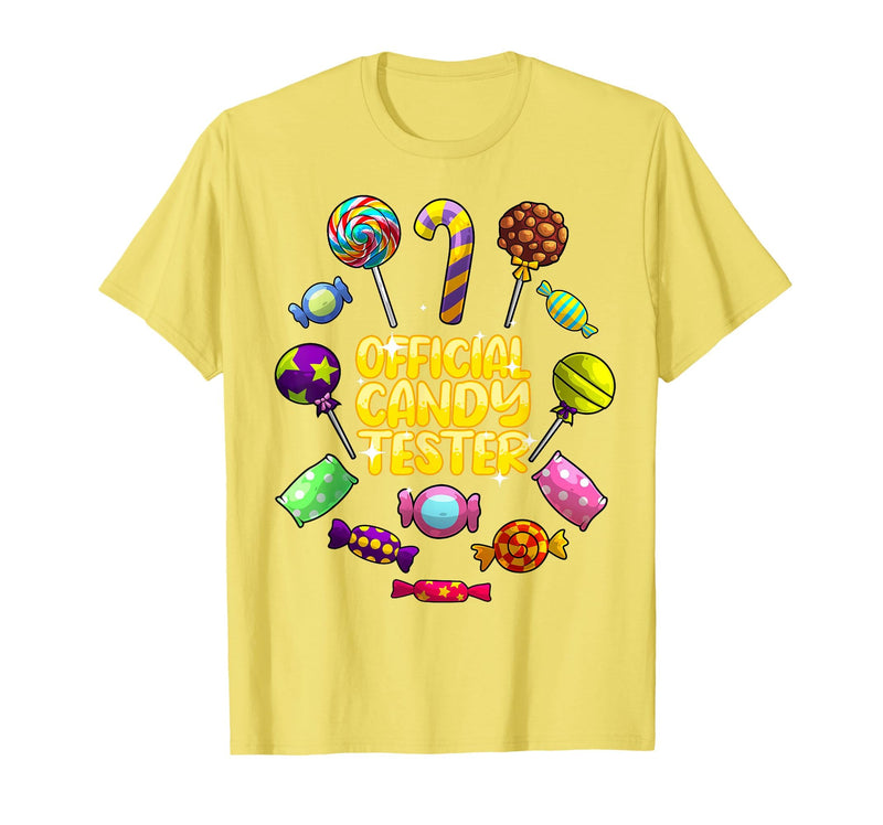 Funny Candy Lovers Gift Chocolate Candies Clothing Cool Candy for Boys Girls Kids Bar Lollipop Halloween Sweets T-Shirt -