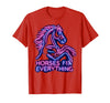 Mademark Horses Fix Everything Horse Riding Design T-Shirt - Men - Red
