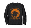 Mind Your Head Sleepy Hollow Headless Horseman Halloween Long Sleeve T-Shirt - Black