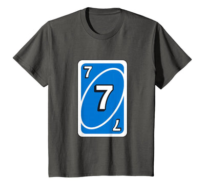 UNO Halloween Blue 7" Card T-Shirt