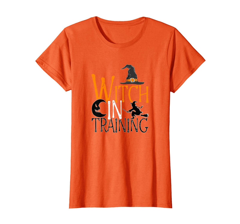 Witch In Training - Halloween Spooky Magic Gift Witch in Training - Magic Lover Halloween Season Witch T-Shirt - Orange