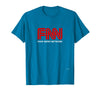Fake News Network #fakenews Funny Trump Halloween Costume T-Shirt - Sapphire Blue