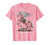 Mademark Horses Over Boys Equestrian Design for Women T-Shirt - Men - Pink