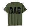 Fishing Gifts for Dad Father's Day Fisherman Fishing Dad Birthday Classic Bold Font Fish Daddy T-Shirt - Olive Green