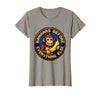Mademark Bananas Before Everything Else Monkey Design T-Shirt - Women - Slate Grey