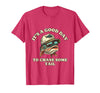 Funny Outdoor Anglers & Fisherman Designs Catch Fish and Laugh Hard with This Fishing Pun T-Shirt - Red Heather