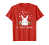 Cute Bunny Grandma Rabbit Grandmother T-Shirt in Red