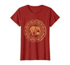 Mademark Elephant Mom and Baby Pregnancy Announcement T-Shirt - Women - Cranberry Red