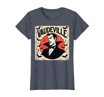 Mademark Halloween Nostalgic Retro Vaudeville Vampire T-Shirt