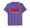 Fake News Network #fakenews Funny Trump Halloween Costume T-Shirt - Purple Heather