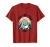 Mademark Sea Cow Vibes Only Manatee Design T-Shirt - Cranberry Red