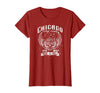 Camelot71 Chicago Classic Retro Vintage Illinois Windy Rock'n'Roll T-Shirt - Cranberry Red