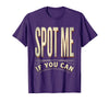 Mademark Spot Me If You Can Whale Shark Design T-Shirt - Purple
