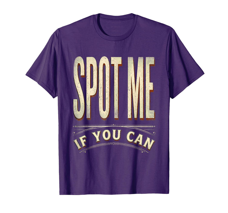 Mademark Spot Me If You Can Whale Shark Design T-Shirt - Purple