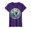 Mademark She's the Apex Predator Shark Design T-Shirt - Purple