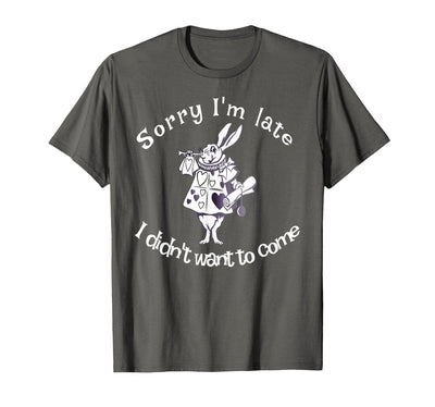 White Rabbit Sorry I'm Late Trumpet T-Shirt