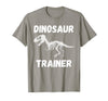 Dinosaur Trainer Costume Halloween Dino Skeleton T-Shirt - Slate Grey