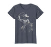 Cowgirl Western Rodeo Rodeo Cowgirl Western Horse T-Shirt - Heather Blue