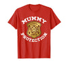 Halloween Mummy Security Costume RTees Halloween Adult Costume Mummy Protection T-Shirt - Red