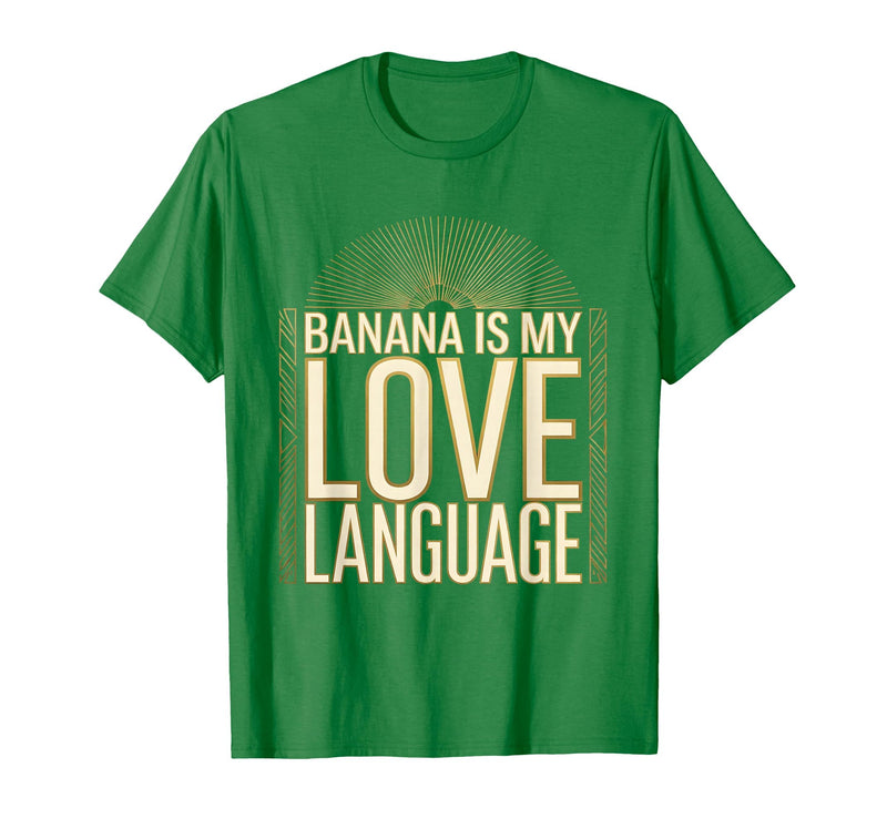 Mademark Banana Is My Love Language Monkey Design T-Shirt - Men - Kelly Green
