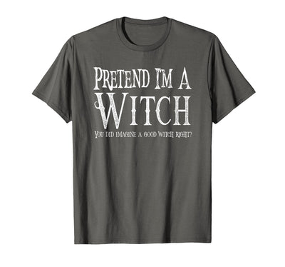 Fun and Easy Halloween Costume T-Shirts Funny Pretend I'm A Witch Halloween Joke T-Shirt