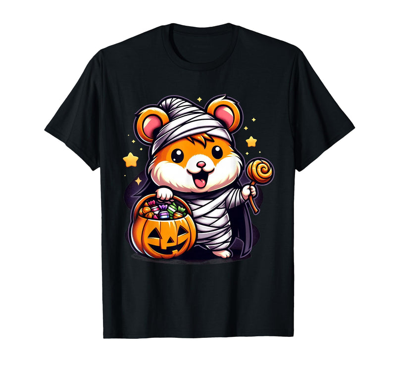 Cute Hamster Halloween Costume Toddler Kids Boys & Girls T-Shirt, Men, Black, Small - As Pictured