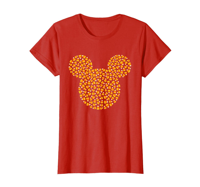 Disney Mickey Mouse Candy Corn Halloween T-Shirt - Red