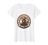 Mademark My Monkeys My Madness My Classroom Circus Design T-Shirt - Women - White