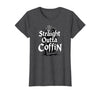 Mademark Halloween - Vampires, Zombies & Horror T-Shirt - Dark Heather Grey-straight Outta Coffin Spooky Halloween Gothic