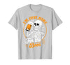 Boos Halloween Costume Cute skeleton I'm Just Here for The Boos Halloween Costume Skeleton Cute T-Shirt - Silver Grey