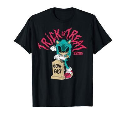 Sonic The Hedgehog Halloween Gone Fast Creepy Zombie Sonic T-Shirt