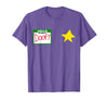 halloween costumes by Jean Olivier Funny Halloween Officer tee - doofy Costume Halloween T-Shirt - Purple Heather