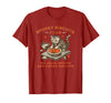 spooky biscuits club shirt Spooky Biscuits Club we Raise Spirits and Knead Biscuits T-Shirt - Cranberry Red