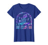 Emo Moms Club Halloween Costume Funny Skeleton It was Never A Phase Emo Moms Club Mother's Day Skeleton T-Shirt - Royal Blue