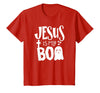 Jesus is My Boo - Funny Christian Halloween Quote Humor T-Shirt - Red