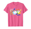 Bowling Boo Creepy Halloween Costume Pumpkin Bowling Lover T-Shirt - Pink Heather