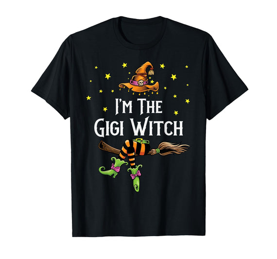 Matching Witch Halloween Costumes by Foxio Im the Gigi Witch Halloween Matching Group Costume T-Shirt - Black